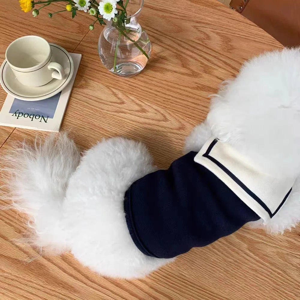 Polo Shirt for Dogs Puppy Clothes Stripe Dog Sweatshirt Dog Vest for Small and Medium Dogs T-Shirt Dog Costume Soft
