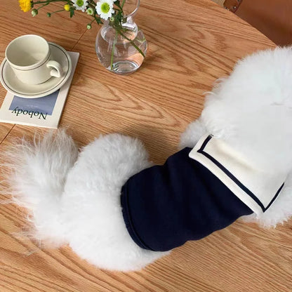 Polo Shirt for Dogs Puppy Clothes Stripe Dog Sweatshirt Dog Vest for Small and Medium Dogs T-Shirt Dog Costume Soft