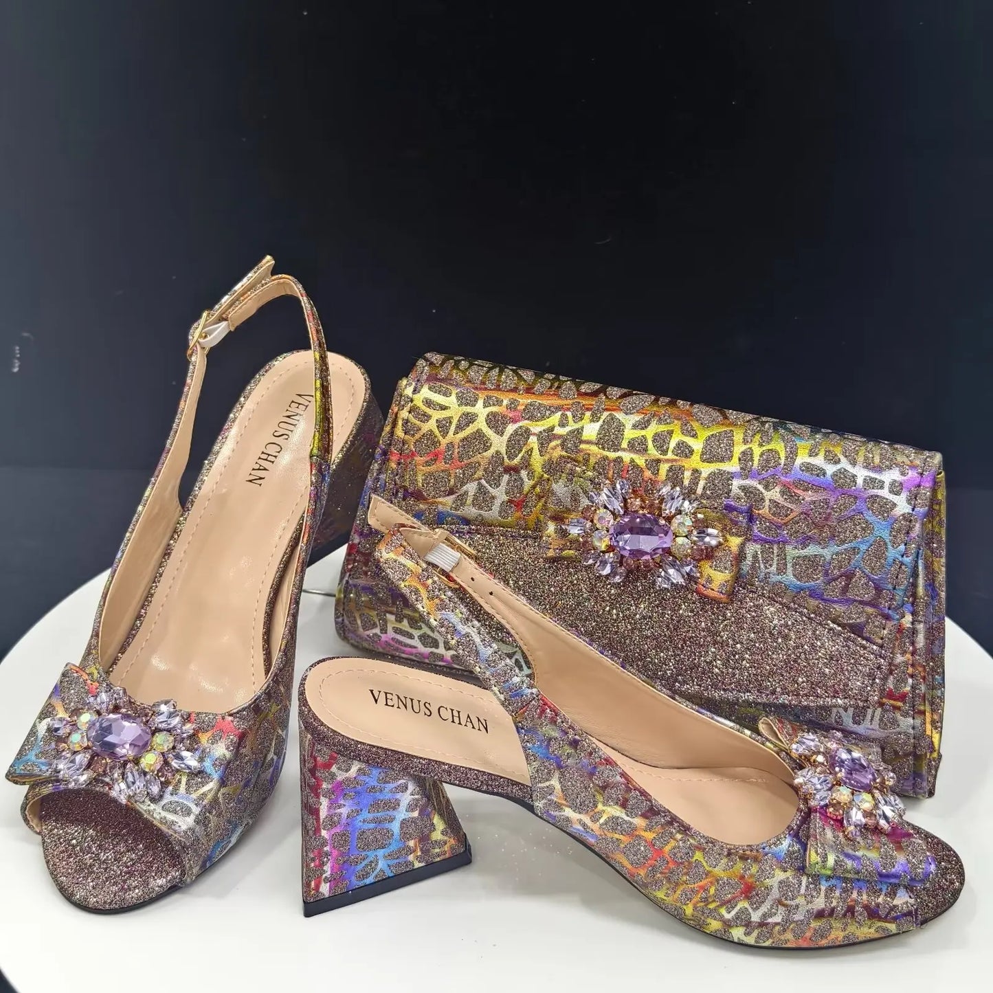 New Women Shoes and Bags To Match Set HRE1-3