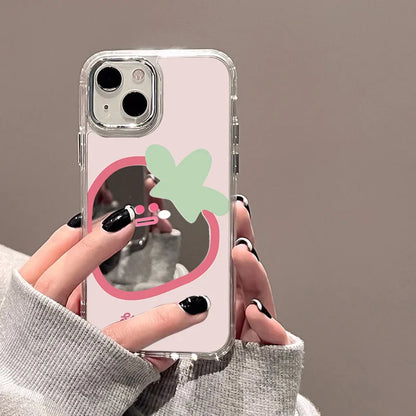 Cute Dolphin Star Mirror Phone Case