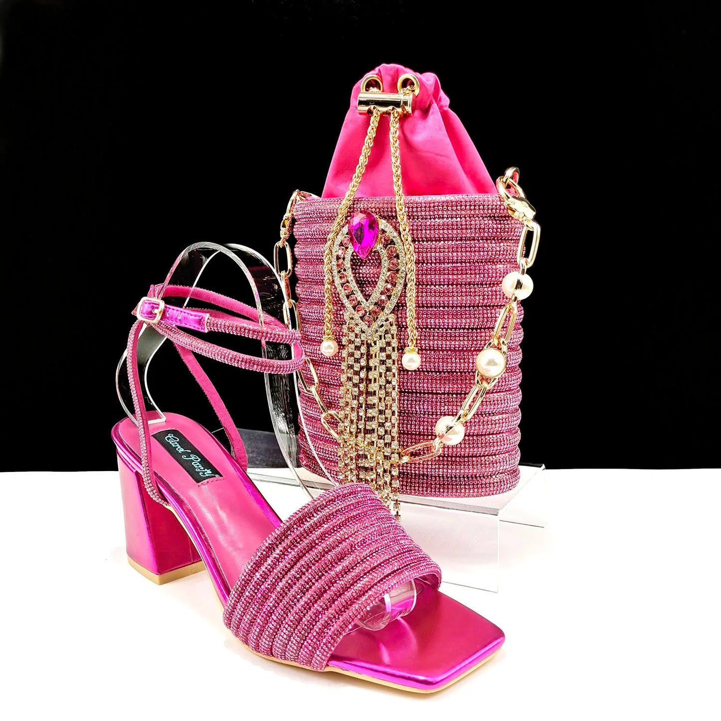 Lastest Italian Design Ladies Shoes with Matching Bag Set  HJJ1-23