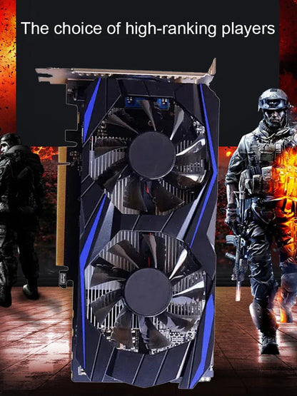 Gaming Desktop Computer Independent Graphics Card 1GB Memory High-Definition Gaming 4K Video Support Powerful Performance Afford