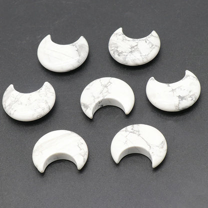 1pc Natural Stone Rose Quartz Amethyst Moon Carving Aura Healing Mineral Gem Home Decoration Ornament Gift