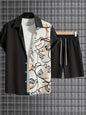 Resort wear Luxury Style Men's Short-sleeved outfit