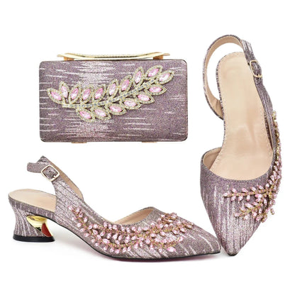 Latest Italian Shoe and Bag Set
