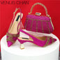 Ladies Italian Design Shoes And Bag Set