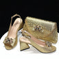 High Quality Ladies Shoes And Bags Set HRE1-5