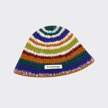 New Crochet Korean Handmade Bucket Hat