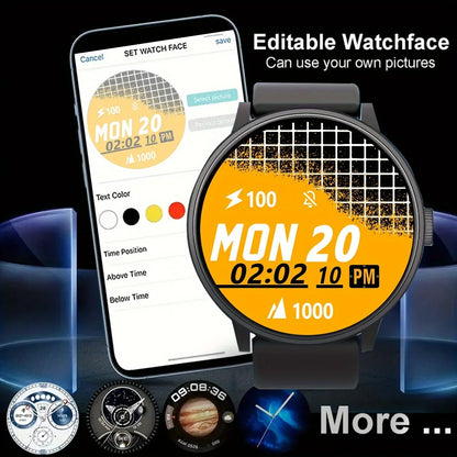 Smart Watch Wireless calling Sports Call Bracelet Message Reminder Women'S/ Men'S Belongings Friend Gift Birthday Gift