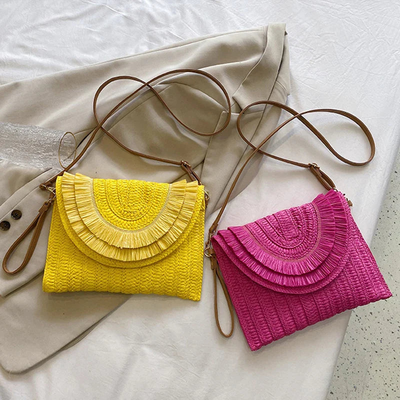 Raffia Straw Weaven Bag