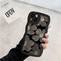 Soft Wavy Lines Love Heart Phone Case