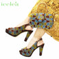 New Arrival Peep Toe Women's Shoes & Bag Set