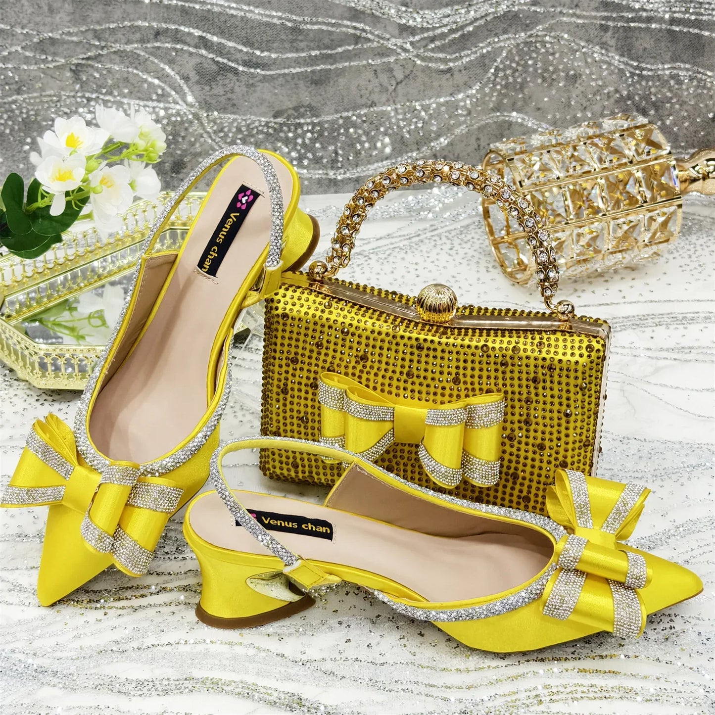 Lastest Italian Ladies Shoes with Matching Bag Set HTR1-3