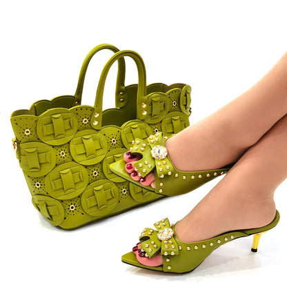 New Arrival Shoes and Bag Set HZX1-14