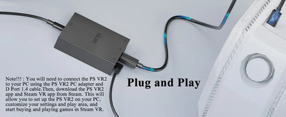 AOLION For PS5 VR2 PC Converter PS VR2 PC Adapter Kit PC Adapter