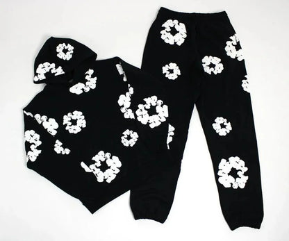 DENIM TEARS Foam Cotton Printed Hoodie