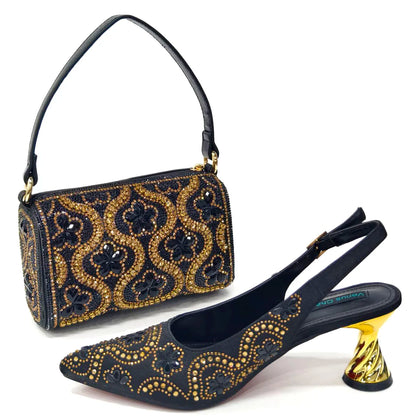 Hot Selling Shoes and Bags To Match Set HDS1-6