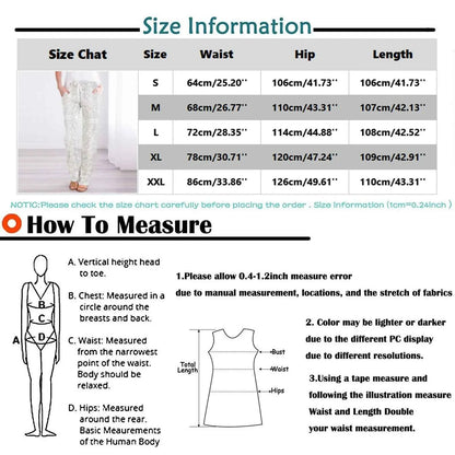 Cropped Loose Pants Women - Streetwear Cotton Lace Casual Pants Elastic Waist Trousers