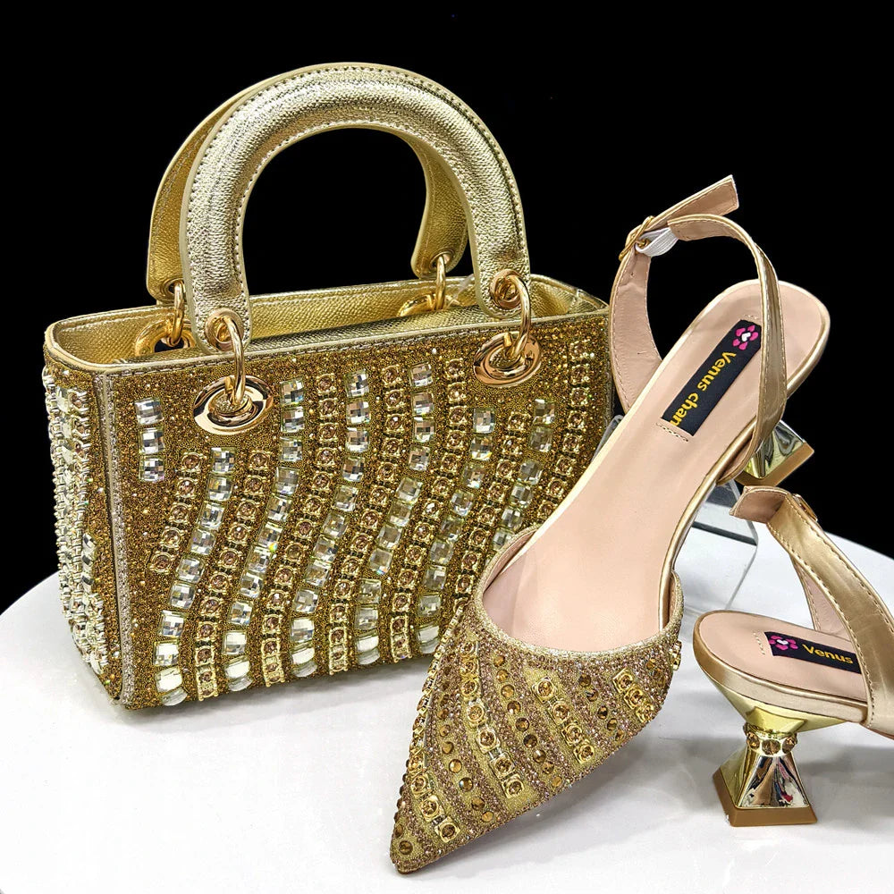 Matching Women Shoe and Bag Set INHSC1-1
