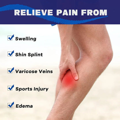 1Pair Calf Compression Sleeve Men & Women -20-30mmHg Shin Splint Compression Sleeve Recover Varicose Veins,Torn Calf,Pain Relief