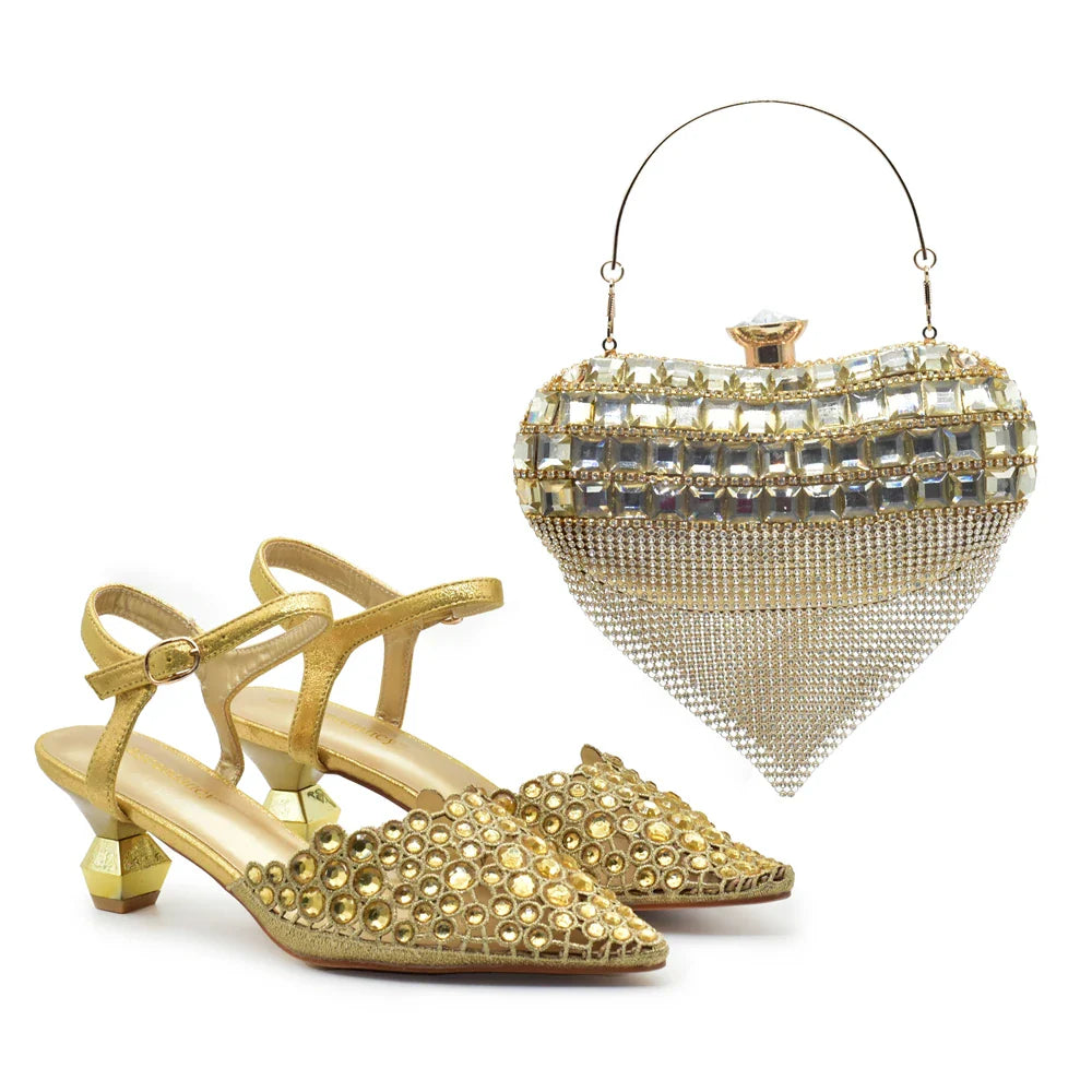 Italian Shoes And Bag Sets HDS1-3