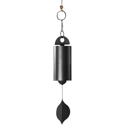 Deep Resonance Serenity Bell Windchime - Metal Hanging Wind Chime Handcrafted Steel Bell Plays Beautifully in the Wind