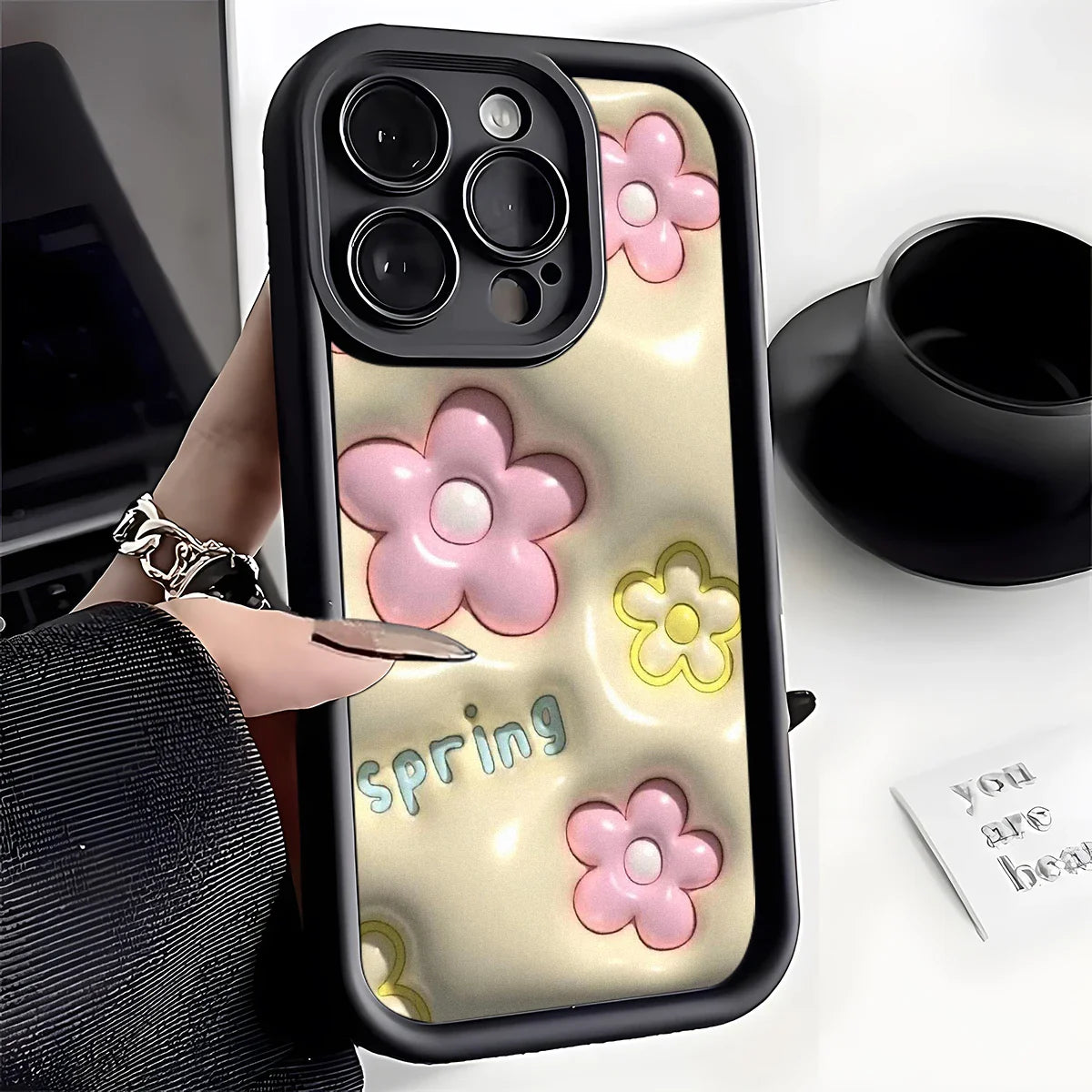 Oil Painting Flower Phone Case