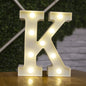 Decorative Letters Alphabet Letter LED Lights Luminous Number Lamp Night Light Wedding Proposal Party Baby Bedroom Decoration