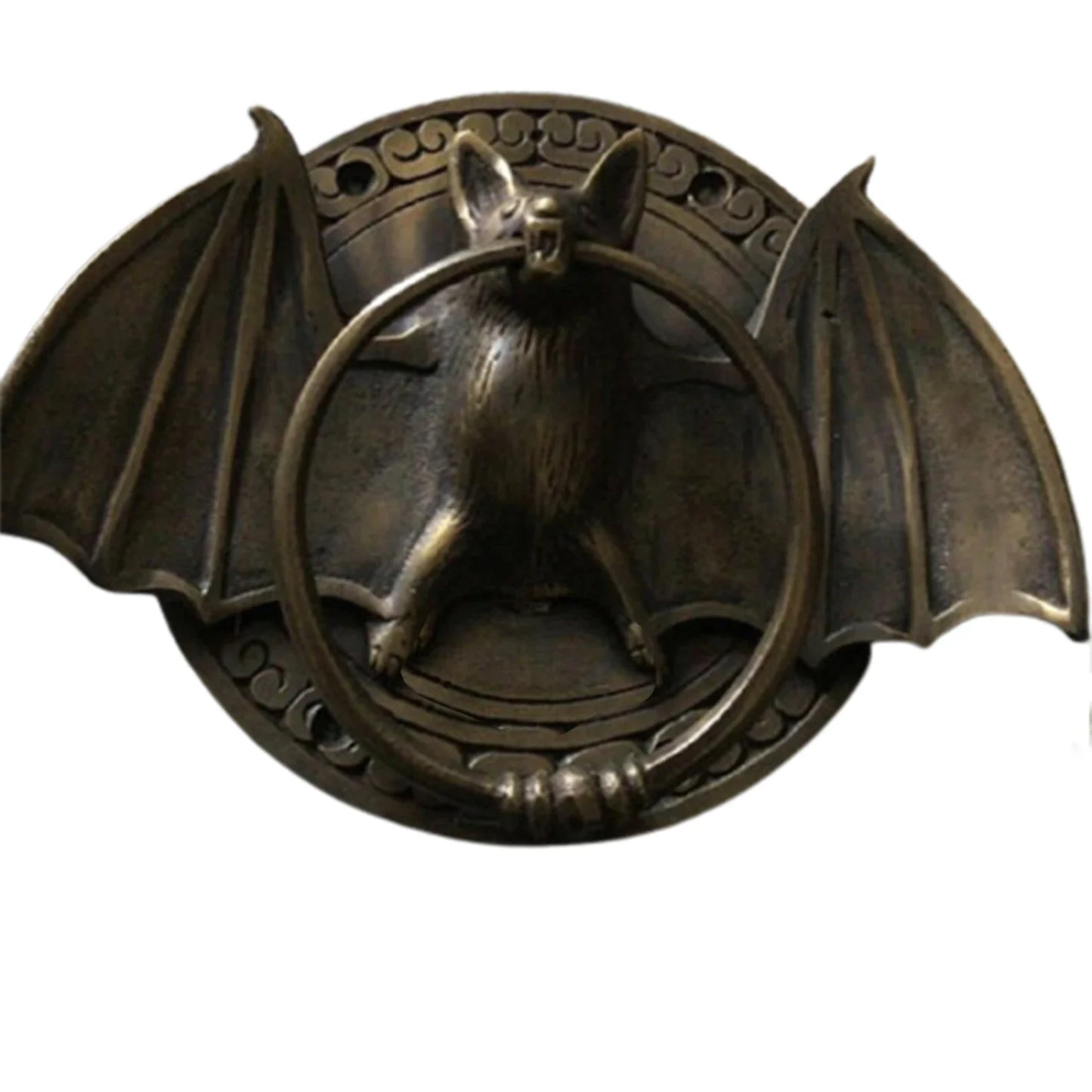 Resin Retro Bats Door Knocker Heavy Duty Doorknocker Home Front Door Decoration