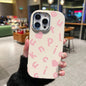 Cute Pink Bow Metal Lens Shockproof Bowknot Silicone Soft Back Cover Phone Case