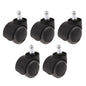 2 Inch Universal Swivel Caster Wheels Replacement Gaming Chair Office Chair Casters Furniture Hardware