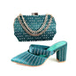 Newest Hot Selling Ladies Shoes Matching Bag Set TR1-2