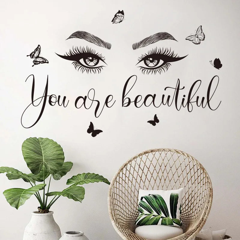 Home Decoration Black Eye Inspirational Wall Decal