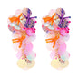 Colorful Shiny Large Shell Earrings