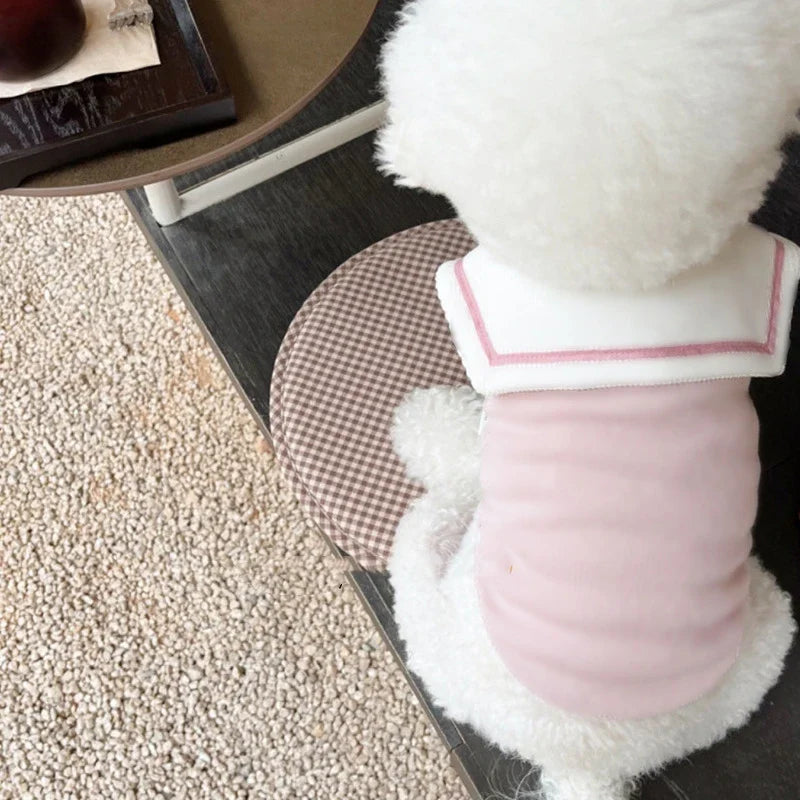 Polo Shirt for Dogs Puppy Clothes Stripe Dog Sweatshirt Dog Vest for Small and Medium Dogs T-Shirt Dog Costume Soft