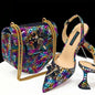 Italian Fuchsia Shoes And Bag Sets HDF1-7