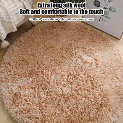 Living Room Rugs Aesthetic Bedroom Round Carpet Decoration Furry Comfort Carpet  Home Decor Pink Foot Mat Area Rug 2023 New