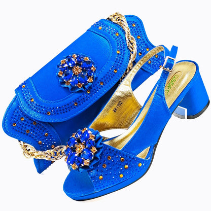 New Arrival Wedding Shoes and Bag Set HMP1-17