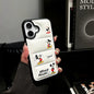 Luxury Down Jacket Bumper Silicone Cartoon Disney Mickey Phone Case