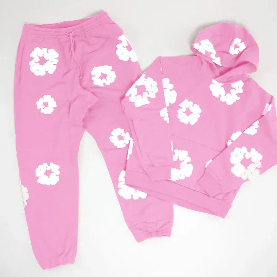 DENIM TEARS Foam Cotton Printed Hoodie