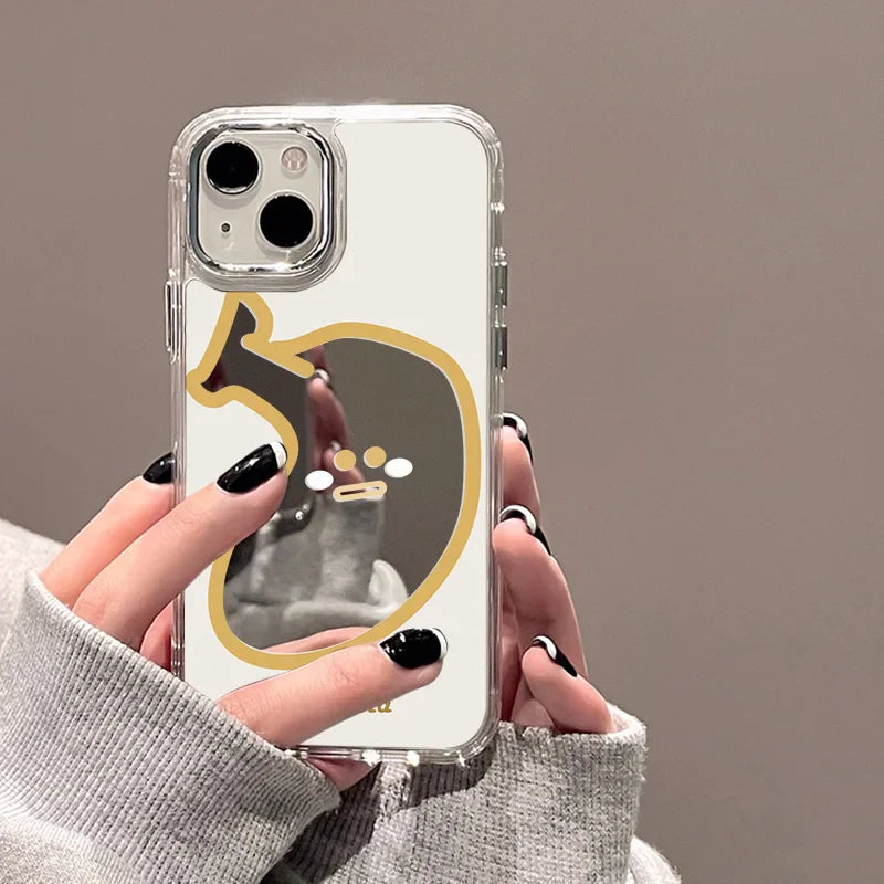 Cute Dolphin Star Mirror Phone Case