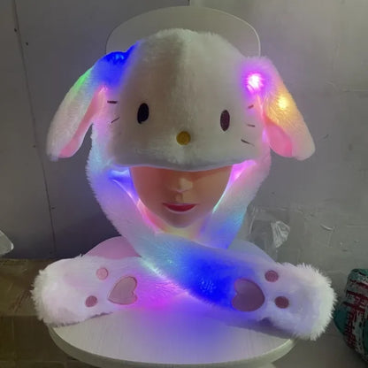 Glow-in-the-Dark Kuromi Plush Cap