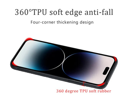Genuine Leather iPhone Case for Apple iPhone 14 13 12 11 Pro Max Mini X XR XS 6S 7 8 SE 2020 Back Cover