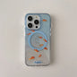Cute Gradient Color fish Wireless Charge Phone Case
