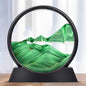 7-inch Quicksand Sand View Deep Sea Art Picture Hourglass 3D Dynamic Display Motion Sand Painting Home Office Decoration Gifts