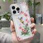 Flower Shockproof Soft Clear Cover For Girl Phone Case