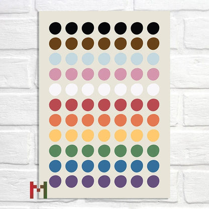 Abstract Pride Art Canvas Print Wall Decor LGBT Home Art