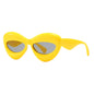 Plush women Cat Eye Sunglasses