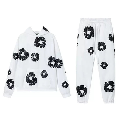 DENIM TEARS Foam Cotton Printed Hoodie