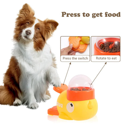 Pet Treat Dispenser, Automatic Snack Feeder for Cat Dog, Anti-Gulping Slow Feeder Bowls for Healthy Eating for Pet Accessories
